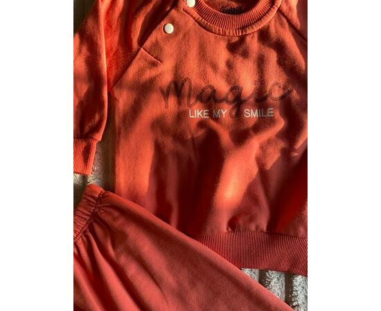 Костюм детский спортивный на девочку 1014 orange р.0.9-2 "BURATINO" недорого оптом от прямого поставщика, изображение 2 Фотография Костюм детский спортивный на девочку 1014 orange р.0.9-2 "BURATINO" недорого оптом от прямого поставщика, изображение 2