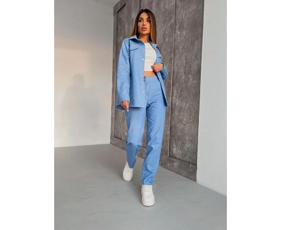 Костюм жіночий 645 l.blue р.44-46 "Beliakova" недорого оптом від прямого постачальника, зображення 2 Костюм жіночий 645 l.blue р.44-46 "Beliakova" недорого оптом від прямого постачальника, зображення 2