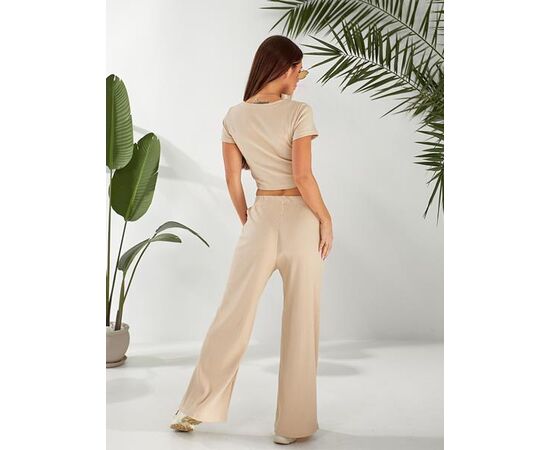 Костюм жіночий 7010 beige р.46-52 "ZLATA" недорого оптом від прямого постачальника, зображення 2 Костюм жіночий 7010 beige р.46-52 "ZLATA" недорого оптом від прямого постачальника, зображення 2