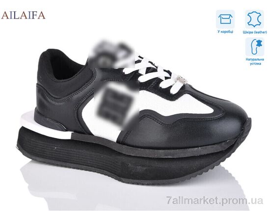 Кросівки жіночі модні Весна/осінь 8811 w.black (8 пар р.36-41) "Ailaifa" недорого оптом від прямого постачальника Кросівки жіночі модні Весна/осінь 8811 w.black (8 пар р.36-41) "Ailaifa" недорого оптом від прямого постачальника
