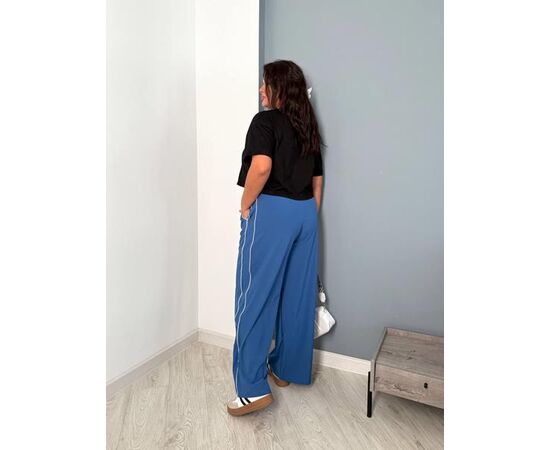 Штани спортивні жіночі 1107 blue р.42-52 "FEMZONE" недорого оптом від прямого постачальника, зображення 2 Штани спортивні жіночі 1107 blue р.42-52 "FEMZONE" недорого оптом від прямого постачальника, зображення 2