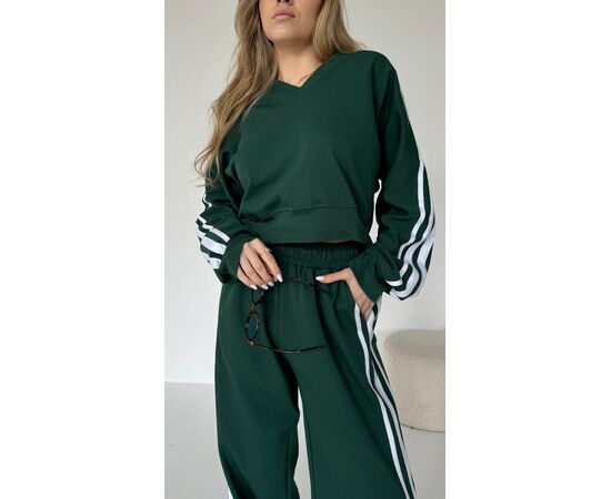 Костюм спортивный женский тёплый 1511 green р.S-L "SL Karavan" недорого оптом от прямого поставщика, изображение 3 Фотография Костюм спортивный женский тёплый 1511 green р.S-L "SL Karavan" недорого оптом от прямого поставщика, изображение 3