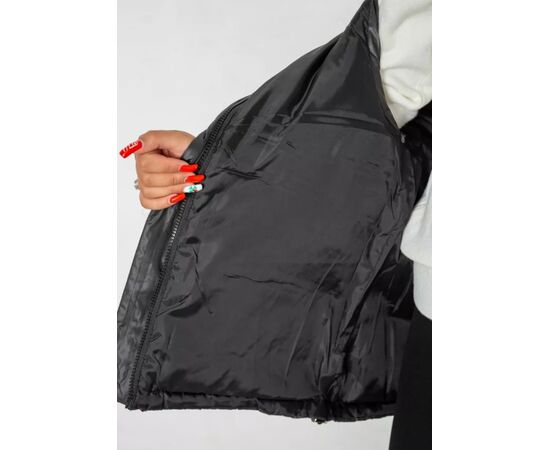 Жилетка женская M533 black р.S-4XL "Seven Group" недорого оптом от прямого поставщика, изображение 2 Фотография Жилетка женская M533 black р.S-4XL "Seven Group" недорого оптом от прямого поставщика, изображение 2