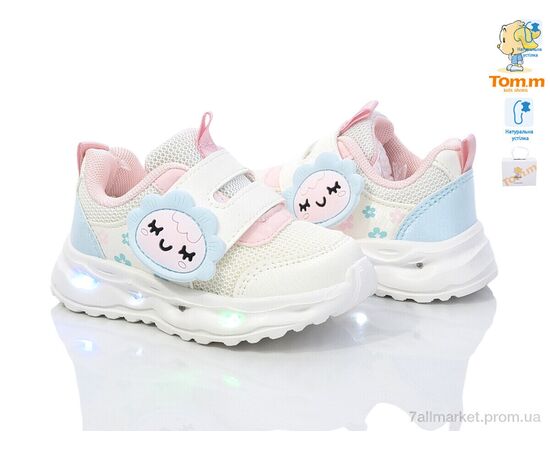 Фотография Кроссовки детские модные  11482F LED (8 пар р.21-26) "TOM.M" недорого оптом от прямого поставщика, изображение 2