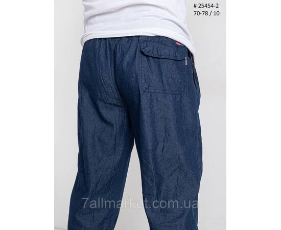 Джинси чоловічі літні батал розміри 70-78 (58-66) "NICOLAS" недорого від прямого постачальника, зображення 2