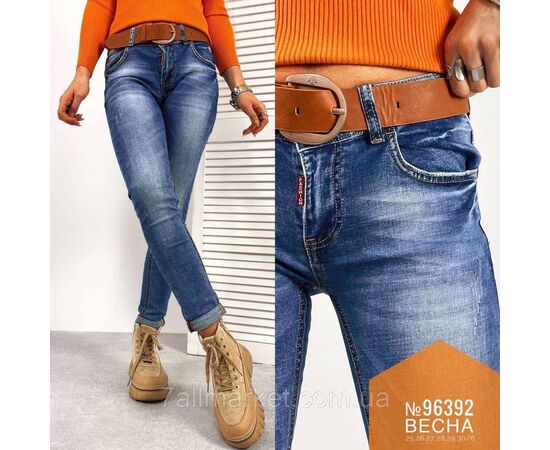 Фотография ЖІНОЧІ ДЖИНСИ З РЕМЕНЕМ РОЗМІРИ 25,26,27,28,29,30 "PARTNERS" недорого от прямого поставщика, изображение 3