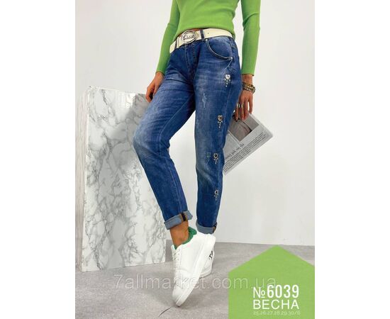 Фотография ЖІНОЧІ ДЖИНСИ З РЕМЕНЕМ РОЗМІРИ 25,26,27,28,29,30 "PARTNERS" недорого от прямого поставщика, изображение 2