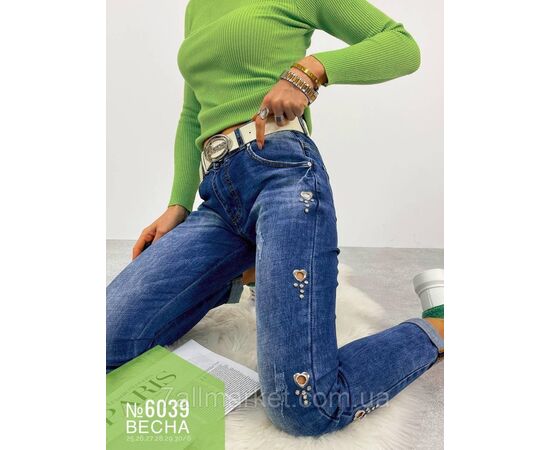 Фотография ЖІНОЧІ ДЖИНСИ З РЕМЕНЕМ РОЗМІРИ 25,26,27,28,29,30 "PARTNERS" недорого от прямого поставщика, изображение 4