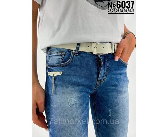Фотография ЖЕНСКИЕ ДЖИНСЫ С РЕМНЕМ РАЗМЕР 25,26,27,28,29,30 "PARTNERS" недорого от прямого поставщика, изображение 2