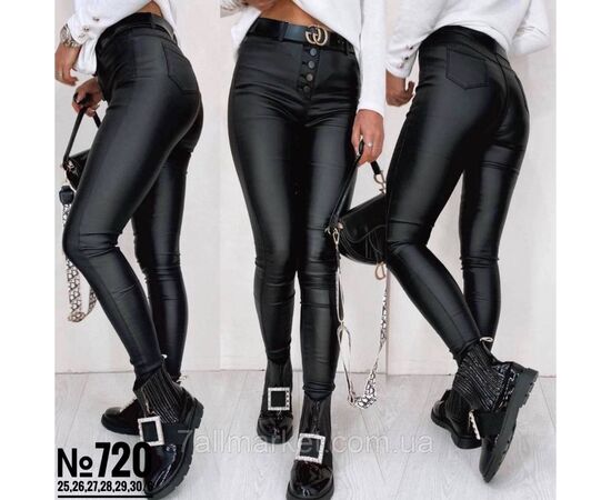 Фотография ЖІНОЧІ ДЖЕГІНСИ АМЕРИКАНКА З НАПИЛЕНЯМ ЕКОШКІРИ НА ГУДЗИКАХ РОЗМІРИ 25,26,27,28,29,30 "PARTNERS", изображение 4