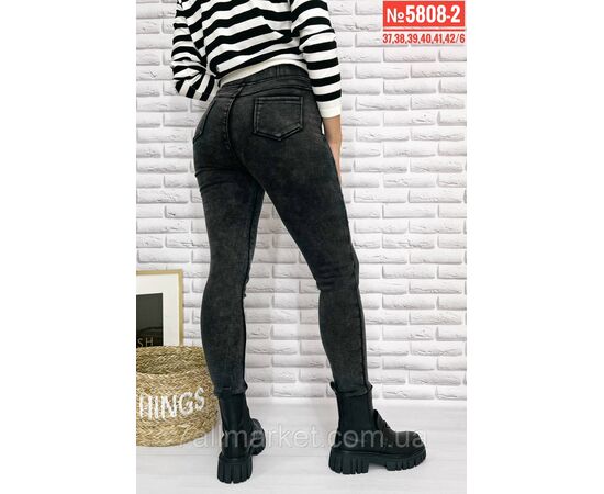 Фотография ЖІНОЧІ ДЖЕГІНСИ З БРЕЛКОМ БАТАЛЬНІ РОЗМІРИ 37,38,39,40,41,42, "PARTNERS" недорого от прямого поставщика, изображение 2