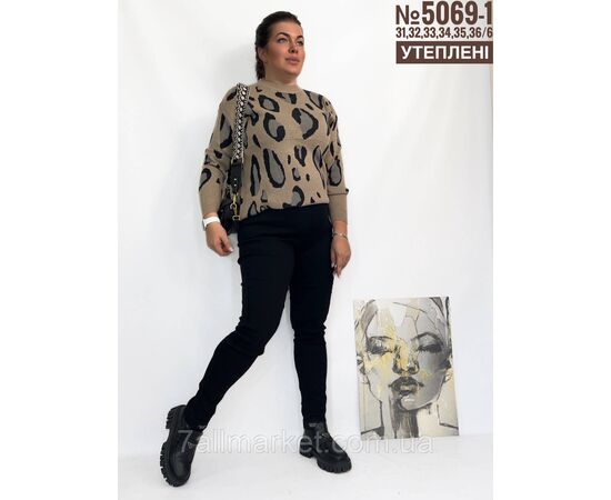 Фотография ДЖЕГИНСЫ БАТАЛЬНЫЕ СТРЕЙЧЕВЫЕ РАЗМЕРНЫЙ РЯД 31,32,33,34,35,36 "PARTNERS" недорого от прямого поставщика, изображение 2