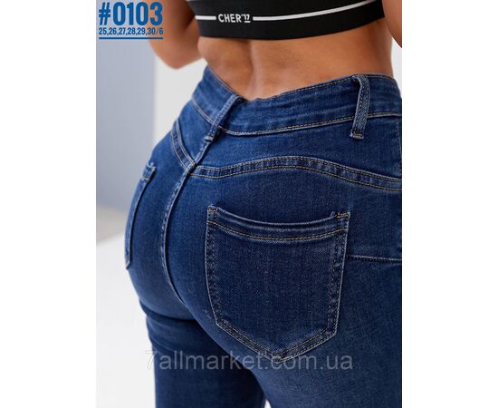 Фотография Женские зауженные джинсы американка размерный ряд 25 26 27 28 29 30 "PARTNERS" недорого от прямого поставщика, изображение 4