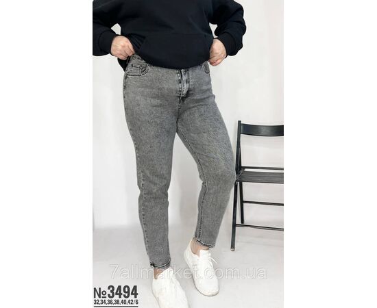 Батальный Mom Fit  размерный ряд 32,34,36,38,40,42 "PARTNERS" недорого от прямого поставщика, изображение 2 Фотография Батальный Mom Fit  размерный ряд 32,34,36,38,40,42 "PARTNERS" недорого от прямого поставщика, изображение 2