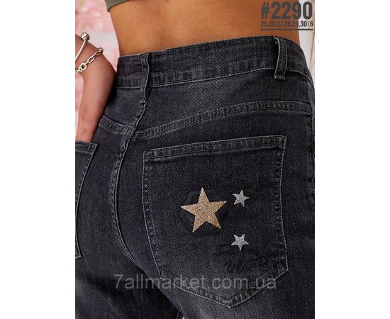 Фотография Женские джинсы с декором размерный ряд 25 26 27 28 29 30 "PARTNERS" недорого от прямого поставщика, изображение 4