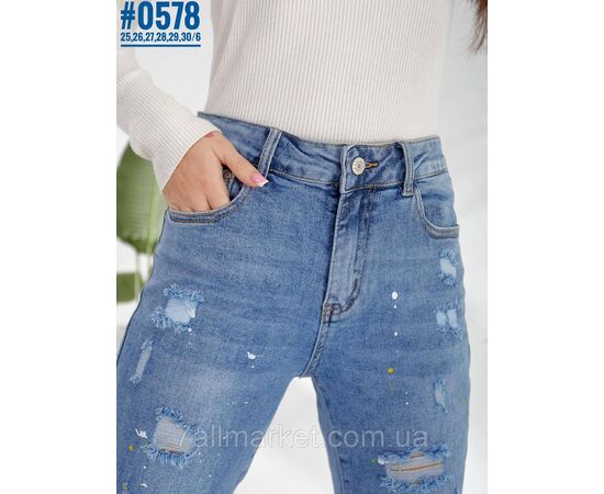 Жіночі MOM jeans розмірний ряд 25,26,27,28,29,30 "PARTNERS" недорого від прямого постачальника, зображення 5