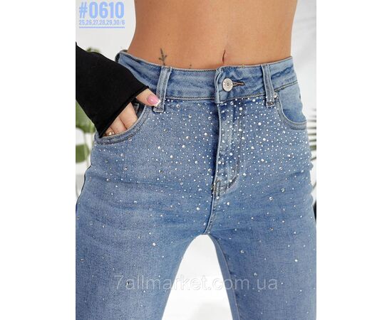 Фотография Женские Клеш со стразами размерный ряд 25,26,27,28,29,30 "PARTNERS" недорого от прямого поставщика, изображение 4