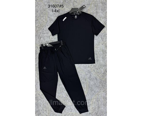 Фотография Спортивный костюм мужской на манжете размеры L-XL(4цв)"PROSTOMEN" недорого от прямого поставщика, изображение 2