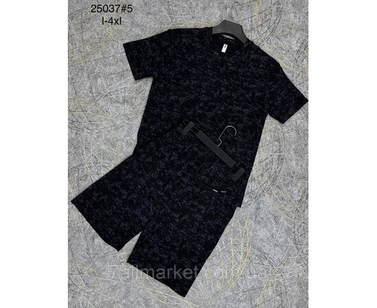 Фотография Спортивный костюм мужской с шортами р-ры L-4XL (4цв) "PROSTOMEN" недорого от прямого поставщика, изображение 4