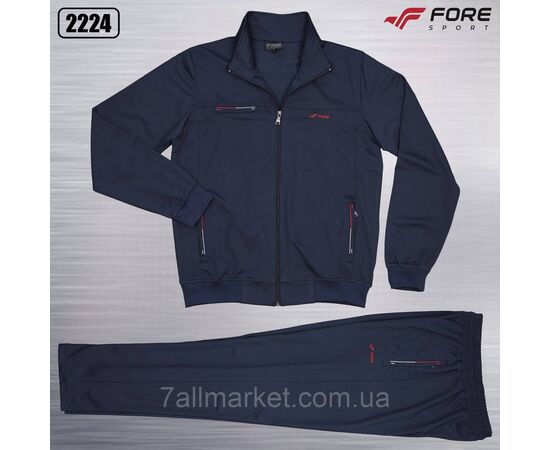 Фотография Спортивный мужской костюм FORE батал размеры 54-62 (2цв)  "REMAIN"недорого от прямого поставщика, изображение 2