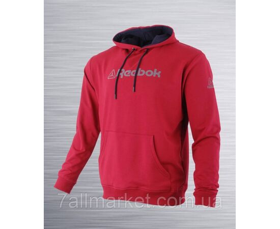 Батник-худі чоловічий REEBOK з капюшоном р-ри S-2XL (2кв) "REMAIN" недорого від прямого постачальника, зображення 2 Батник-худі чоловічий REEBOK з капюшоном р-ри S-2XL (2кв) "REMAIN" недорого від прямого постачальника, зображення 2