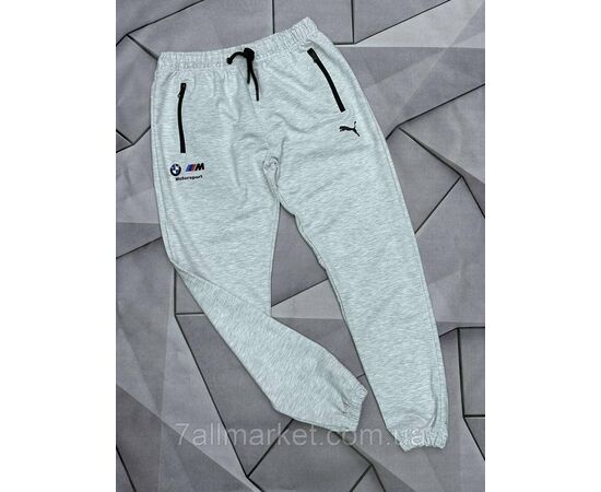 Спортивні штани чоловічі на манжеті розміри S-2XL (5 кв) "MACCALI" недорого від прямого постачальника, зображення 4