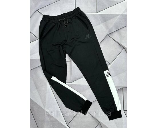 Спортивні штани чоловічі на манжеті NB розміри S-2XL (4 кв) "MACCALI" недорого від прямого постачальника, зображення 4