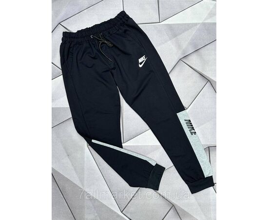 Спортивні штани чоловічі на манжеті NIKE розміри S-2XL (5 кв) "MACCALI" недорого від прямого постачальника, зображення 2