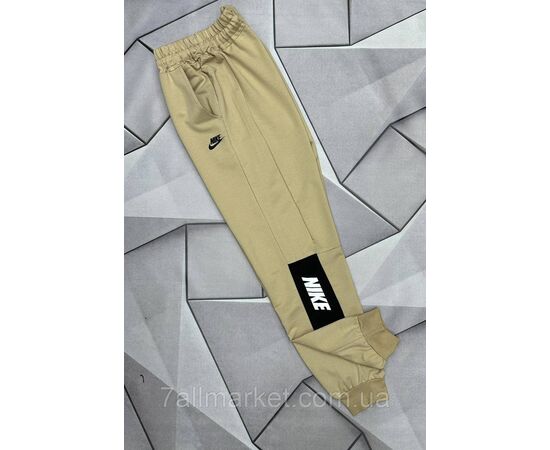 Спортивні штани чоловічі на манжеті NIKE розміри S-2XL (5 кв) "MACCALI" недорого від прямого постачальника, зображення 5
