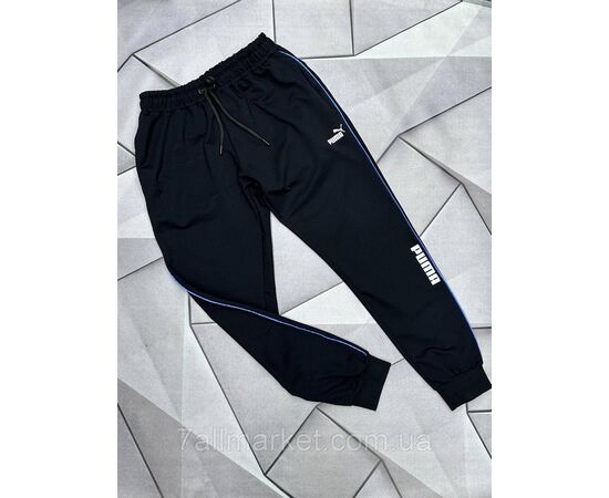 Спортивні штани чоловічі на манжеті PUMA розміри S-2XL (4 кв) "MACCALI" недорого від прямого постачальника, зображення 3