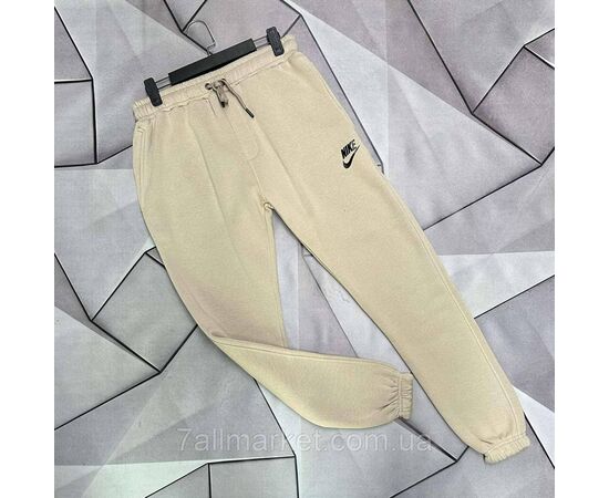 Спортивні штани чоловічі на манжеті NIKE розміри S-2XL (8кв) "MACCALI" недорого від прямого постачальника, зображення 3