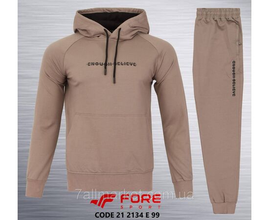 Фотография Спортивный мужской костюм на манжете FORE размеры  M-3XL (10цв) "REMAIN" купить недорого от прямого поставщика, изображение 4