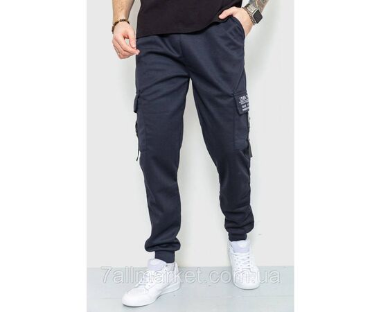 Спортивні штани чоловічі манжет р-ри M-3XL (3 кв) "NICOLAS" недорого від прямого постачальника, зображення 3