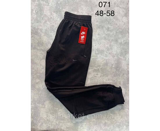 Спортивні штани чоловічі на манжеті р-ри 48-58 (2кв) "SPORT" недорого від прямого постачальника, зображення 2