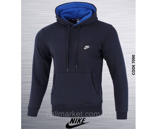 Фотография Батник-худи мужской NIKE батал  размеры 2XL-6XL (3цв) "REMAIN" недорого от прямого поставщика, изображение 3