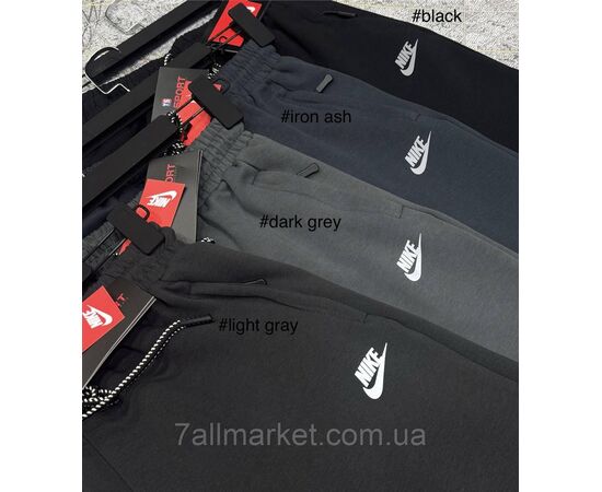 Спортивні штани чоловічі, на манжеті розміри M-3XL (5 кв) "PROSTOMEN" недорого від прямого постачальника, зображення 5