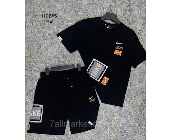 Фотография Спортивный костюм мужской с шортами р-ры L-4XL (3цв) "PROSTOMEN" недорого от прямого поставщика, изображение 2