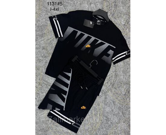 Фотография Спортивный костюм мужской с шортами р-ры L-4XL (2цв) "PROSTOMEN" недорого от прямого поставщика, изображение 2