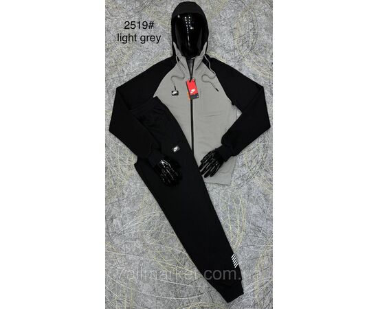 Фотография Спортивный костюм мужской на манжете размеры M-3XL(3цв)"PROSTOMEN" недорого от прямого поставщика, изображение 3