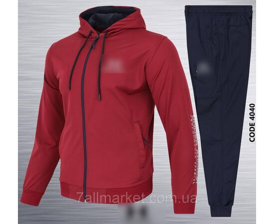 Фотография Спортивный мужской костюм на молнии UA  р-ры S-2XL (3цв) "REMAIN"  недорого от прямого поставщика, изображение 2