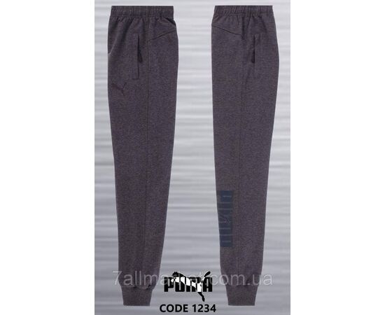 Фотография Спортивные штаны на манжете PUMA на мальчика 152-176 см (3цв)  "REMAIN" купить недорого от прямого поставщика, изображение 2