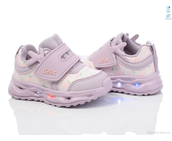 Кросівки дитячі модні Весна/осінь 11481E LED (8 пар р.21-26) "TOM.M" недорого оптом від прямого постачальника, зображення 2