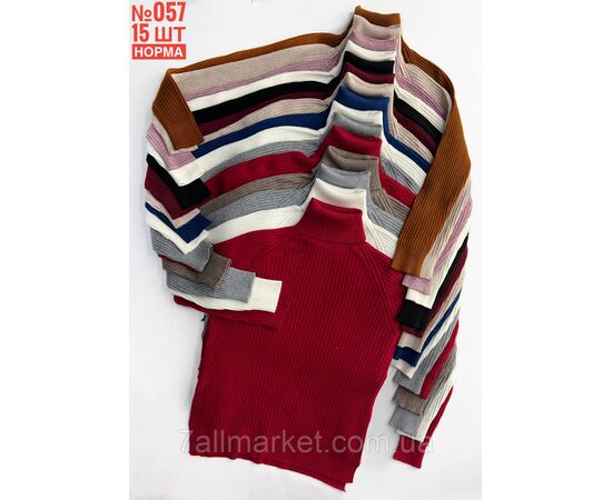 Фотография ЖІНОЧІ ГОЛЬФИ В РУБЧИК УНІВЕРСАЛЬНІ РОЗМІРИ 44-48 "PARTNERS" недорого от прямого поставщика, изображение 3