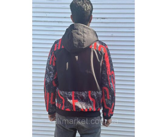 Вітровка чоловіча молодіжна з капюшоном р-ри L-4XL (3 кв) "MACCALI" недорого від прямого постачальника, зображення 4 Вітровка чоловіча молодіжна з капюшоном р-ри L-4XL (3 кв) "MACCALI" недорого від прямого постачальника, зображення 4