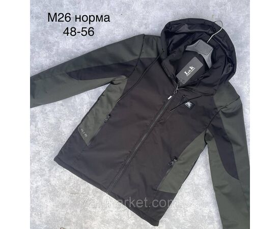 Фотография Ветровка мужская демисезонная р-ры 48-56 (3цв) "L&K" недорого от прямого поставщика, изображение 3