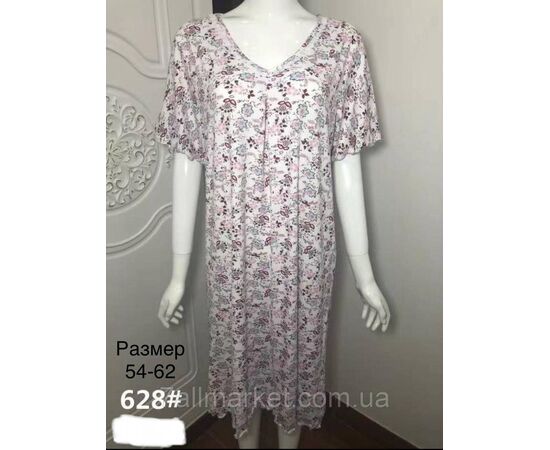 Ночная рубашка женская/батал размеры 54-62 (2цв)"FLOWER" купить недорого от прямого поставщика, изображение 2 Фотография Ночная рубашка женская/батал размеры 54-62 (2цв)"FLOWER" купить недорого от прямого поставщика, изображение 2
