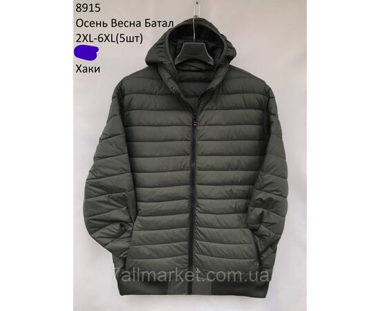 Фотография Куртка мужская демисезонная стеганная батал размеры 2XL-6XL(4цв) "NEW NOCE" недорого от прямого поставщика, изображение 2