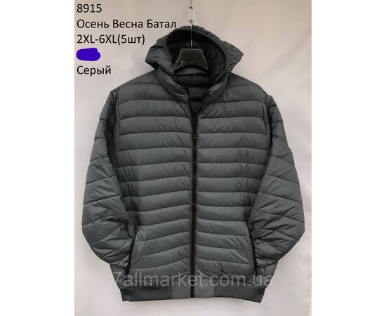 Фотография Куртка мужская демисезонная стеганная батал размеры 2XL-6XL(4цв) "NEW NOCE" недорого от прямого поставщика, изображение 4