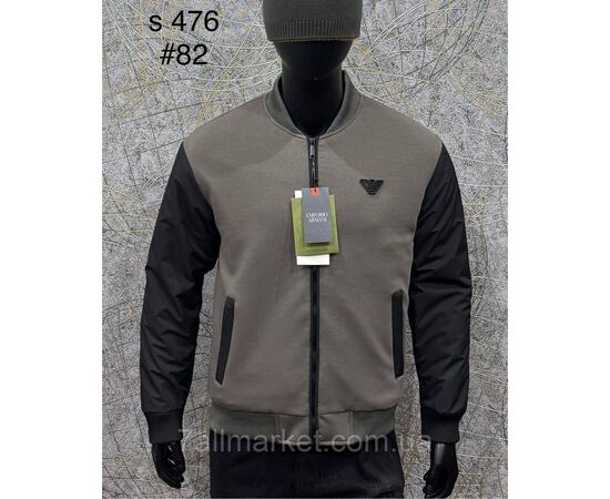 Фотография Куртка-бомбер мужская демисезонная размеры L-4XL(3цв)"PROSTOMEN" недорого от прямого поставщика, изображение 2