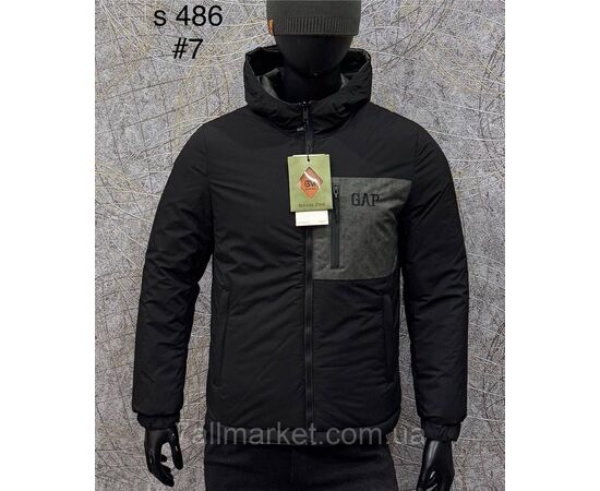 Фотография Куртка мужская демисезонная/двухсторонняя размеры L-4XL(4цв)"PROSTOMEN" недорого от прямого поставщика, изображение 2